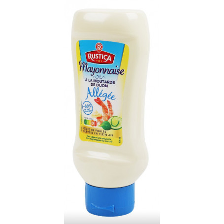 MAYONNAISE ALLÉGÉE EN MATIÈRES GRASSES- RUSTICA - 450G 