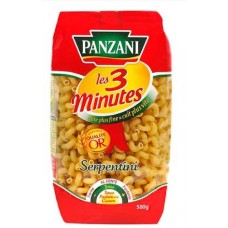 PÂTES SERPENTINI CUISSON RAPIDE-500G- PANZANI 