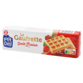 GAUFRETTES FRAISE X 15 - 110 G - P'TIT DELI