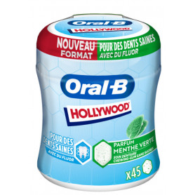 CHEWING-GUM MENTHE VERTE -77GR- HOLLYWOOD