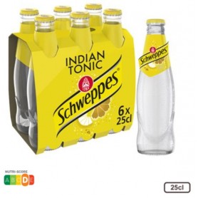 SCHWEPPES INDIAN TONIC - 6X25CL