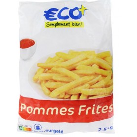 POMMES FRITES SURGELEES - ECO+ - 2,5KG