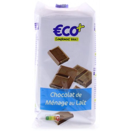 Chocolat au Lait - ECO+ - 5x100g (500g)