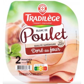 Blancs de Poulet 2 tranches - TRADILEGE - 80g