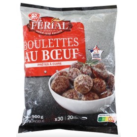 Boulettes au Bœuf x30 - FERIAL - 900g