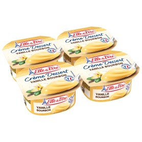 Crème Dessert Vanille - ELLE VIRE - 4x100g