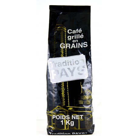 Café en grain - TRADITION PAYS - 1kg Café en grain - TRADITION PAYS - 1kg