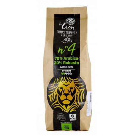 Café en grains - LE LION - 1kg Café en grains - LE LION - 1kg
