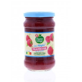 CONFITURE ALLEGEE FRAMBOISES- DOUCEUR DU VERGER-  340G
