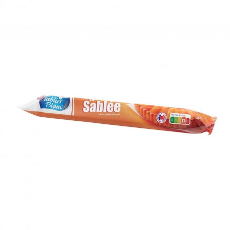 PATE SABLEE A DEROULER 230G TABLIER BLANC