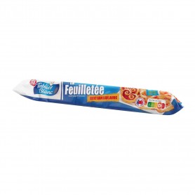 PATE FEUILLETEE RECTANGULAIRE 230G TABLIER BLANC
