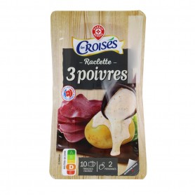 RACLETTE 3 POIVRES 26%MG 250G LES CROISES
