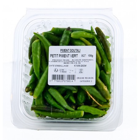 Petit piment barquette - 150g