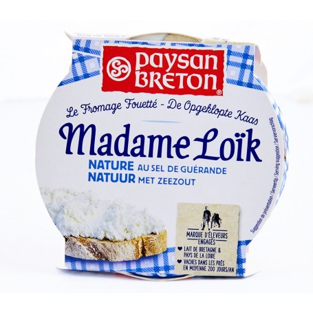 Fromage fouetté nature Madame Loïk - PAYSAN BRETON - 150g