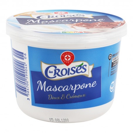 MASCARPONE 40%MG 500G LES CROISES