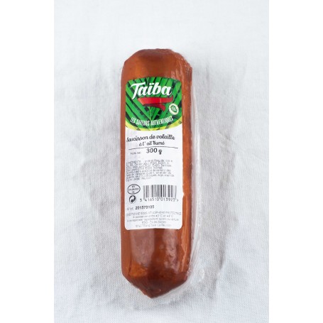 Saucisson de volaille à l'ail fumé - TAÏBA - 300g