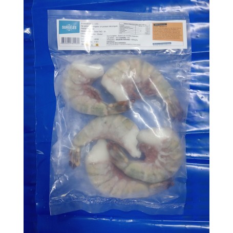 Queues de crevettes tropicales 8/12 - 280g