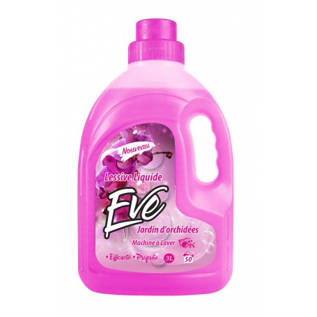Lessive liquide Orchidées - EVE - 3L