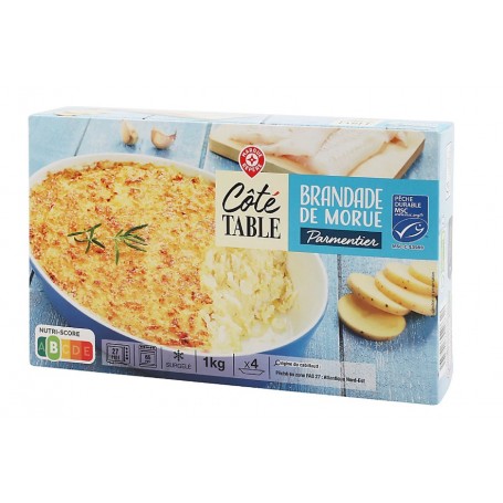 BRANDADE DE MORUE 1KG COTE TABLE SURG