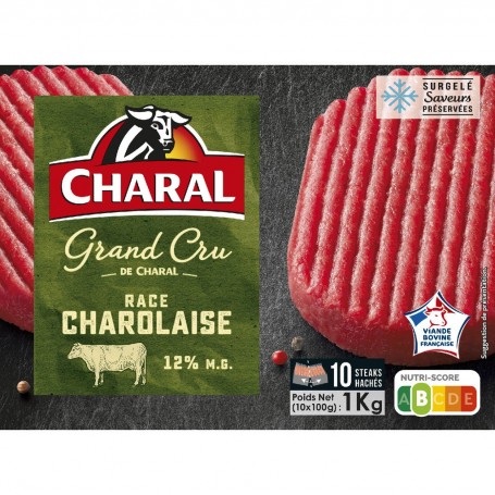GRAND CRU CHARAL - RACE CHAROLAISE  12 % MG 100 G X 10