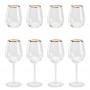 SET DE 8  VERRES EAU/VIN 38CL ROYAL LEERDAM