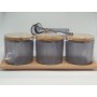set de 3 pots épices 300ml, Wellini