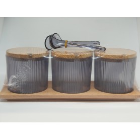 set de 3 pots épices 300ml, Wellini