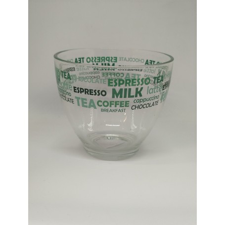 bol en verre 60cl, Morning blue