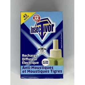 Recharge Anti-Moustique 45 Nuits 33ml Insectivor