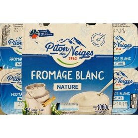 Fromage blanc 12 x 90g piton des neiges