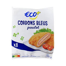 Cordon Bleu Poulet X8 Eco+ 800G