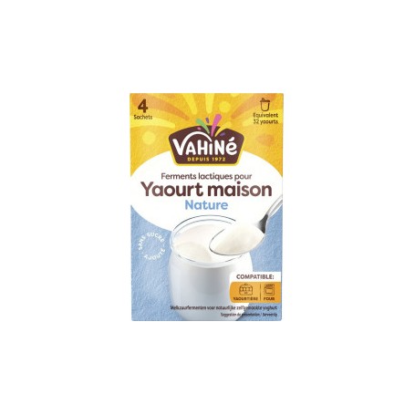 Yaourt Maison Nature 4x4G Vahiné