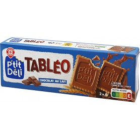 Biscuit tablette chocolat au lait - 150 pti deli