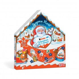 KINDER CALENDRIER DE L AVENT CHALET 184G
