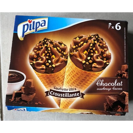 CONE PILPA CHOCOLAT 6X72G
