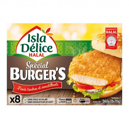 SPECIAL BURGER ISLA DELICE X8 560G
