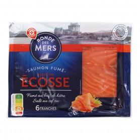 SAUMON FUME D'ECOSSE 6TR 200G RONDE DES MERS