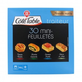 MINI-FEUILLETES APERITIFS X30 360G COTE TABLE