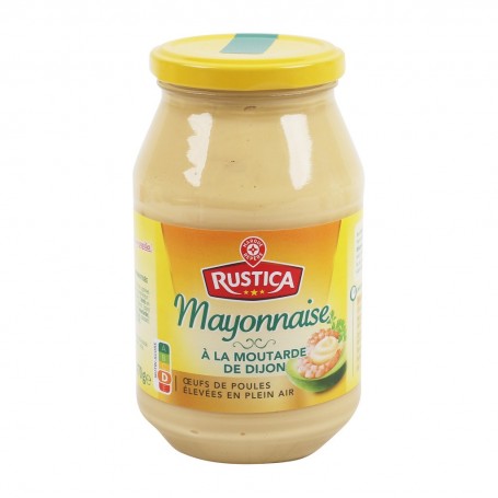 MAYONNAISE MOUTARDE DE DIJON BOCAL 470G - RUSTICA