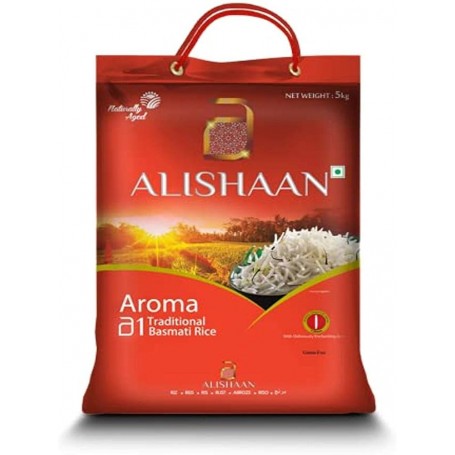 RIZ BASMATI INDIEN ALISHAAN AROMA 5KG