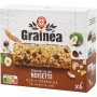 BARRES CEREALES CHOCOLAT LAIT NOISETTE AUX 4 CEREALES X6