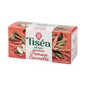 INFUSION SAVEUR POMME CANNELLE 25 SACHETS - 40 G - TISEA