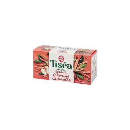 INFUSION SAVEUR POMME CANNELLE 25 SACHETS - 40 G - TISEA