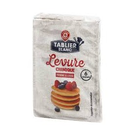 Levure Chimique - TABLIER BLANC - 6x11g (66g)