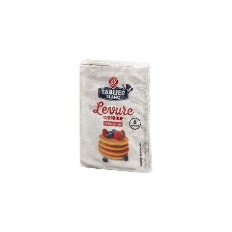 Levure Chimique - TABLIER BLANC - 6x11g (66g)