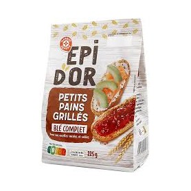 Pains Suédois au Blé Complet - EPI D'OR - 225g