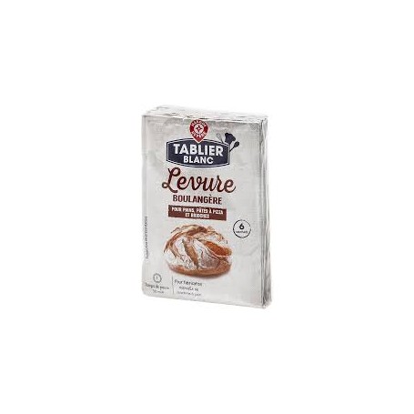 Levure Boulangère - TABLIER BLANC - 6x5g (30g)