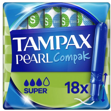 Tampons Super avec Applicateur  x18 - TAMPAX COMPAK