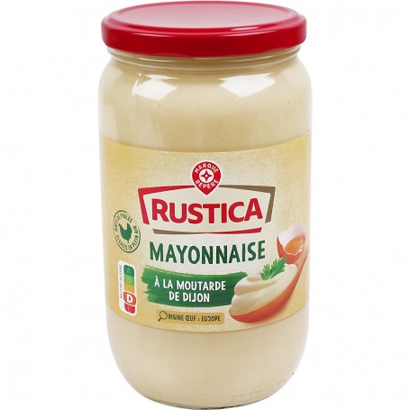 MAYONNAISE MOUTARDE DE DIJON BOCAL 720G - RUSTICA