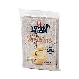 SUCRE VANILLINE X10 75G TABLIER BLANC